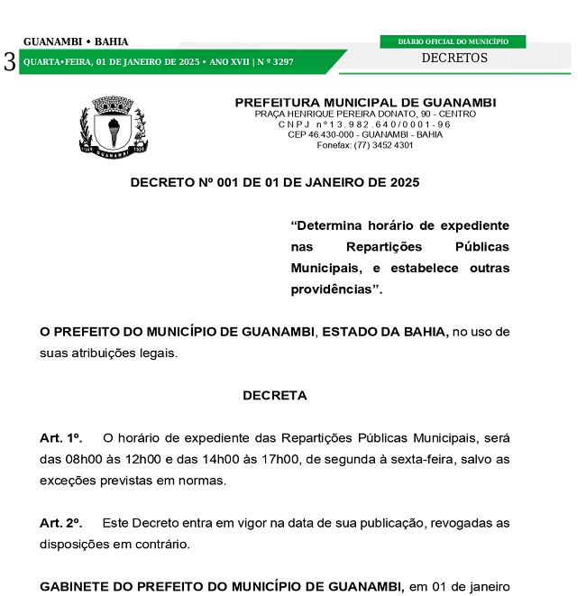 Nal Azevedo: Primeiro decreto extingue regime de ‘turnão’